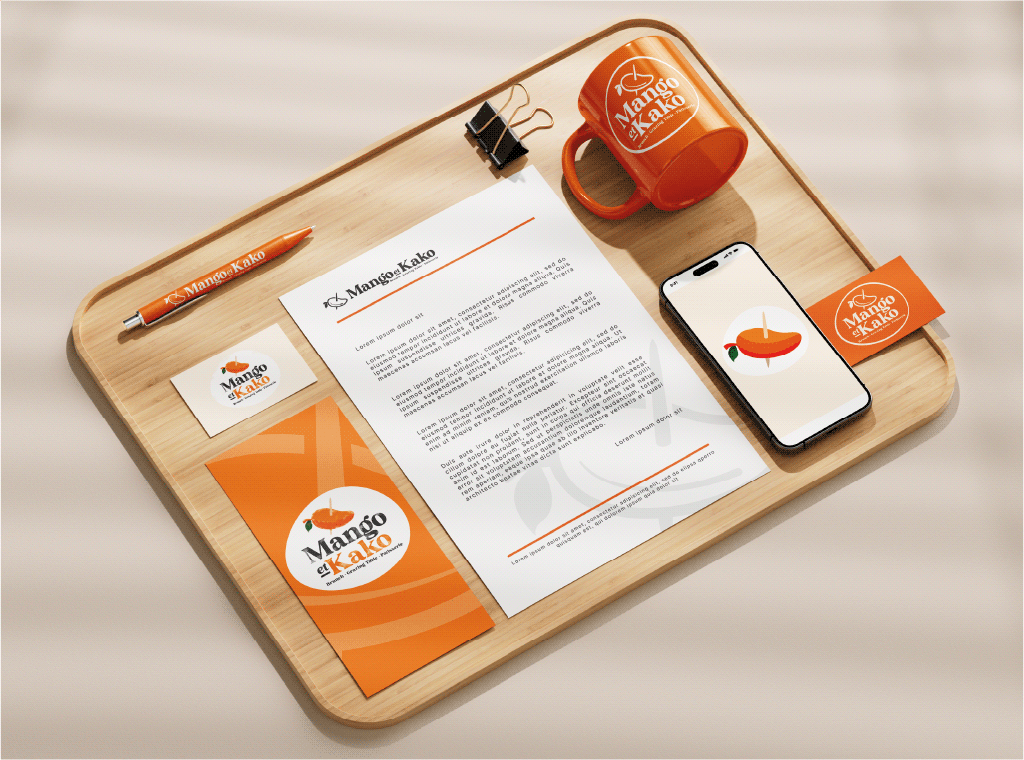 Création identité visuelle MangoEtKako@JulienOinda-Graphiste
